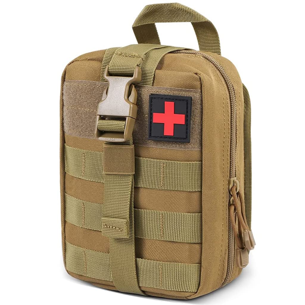 Proberos First Aid Box for Medical Emergency Kit, Heavy Duty and Large Capacity Military Grade Rip-Away Ifak Pouch for Sports, Hiking, Camping, Traveling (Bag Only) Proberos First Aid Box for Medical Emergency Kit, Heavy Duty and Large Capacity Military Grade Rip-Away Ifak Pouch for Sports, Hiking, Camping, Traveling (Bag Only)